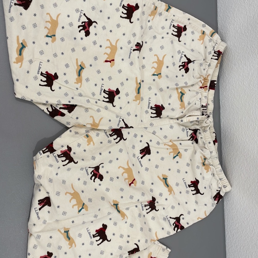 LL Bean Petite Large Cotton Pajamas (2 piece) - Picture 2 of 3